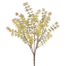 Imagem de BUQUÊ DECORATIVO DE FOLHAS AMARELO VERDE EM PLÁSTICO MOLDÁVEL 35X17CM - GRILLO - Grillo Ltda