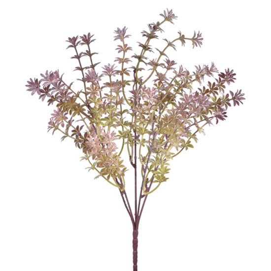 Imagem BUQUÊ DECORATIVO DE FOLHAS LAVANDA VERDE VERDE EM PLÁSTICO MOLDÁVEL 35X17CM - GRILLO