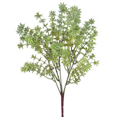 Imagem de BUQUÊ DECORATIVO DE FOLHAS ESTRELA VERDE EM PLÁSTICO MOLDÁVEL 35X17CM - GRILLO - Grillo Ltda