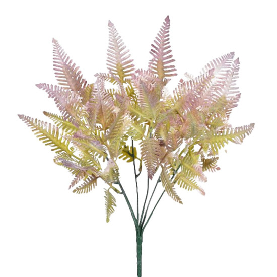 Imagem BUQUÊ FOLHAS SAMAMBAIA X6 LAVANDA VERDE 20X34CM - GRILLO 55319