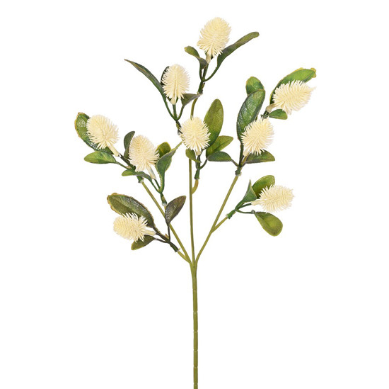 Imagem HASTE POM POM X3 CREME 46X8CM - GRILLO 55289