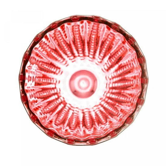 Imagem CONJUNTO 2 TAÇAS PARA CHAMPANHE DE VIDRO ORQUÍDEA VERMELHO 200ML - WOLFF