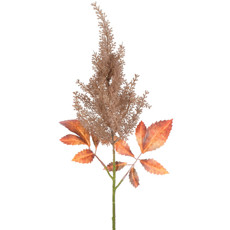 Imagem de HASTE DECORATIVA DE ASTILBE ROSA OUTONO EM PLÁSTICO MOLDÁVEL 70X25CM - GRILLO - Grillo Ltda