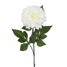 Imagem de HASTE DECORATIVA DE DÁLIA FRANTÔNIO CREME EM PLÁSTICO MOLDÁVEL 75X15 CM - GRILLO - Grillo Ltda