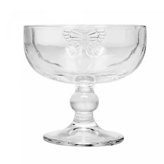 Imagem CONJUNTO 4 TAÇAS PARA SOBREMESA DE VIDRO BUTTERFLY 