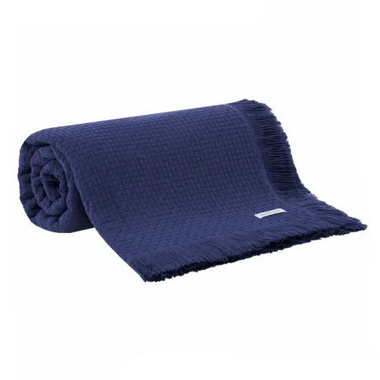 Imagem COLCHA KING BUDDEMEYER IN DESIGN 100% ALGODÃO AZUL