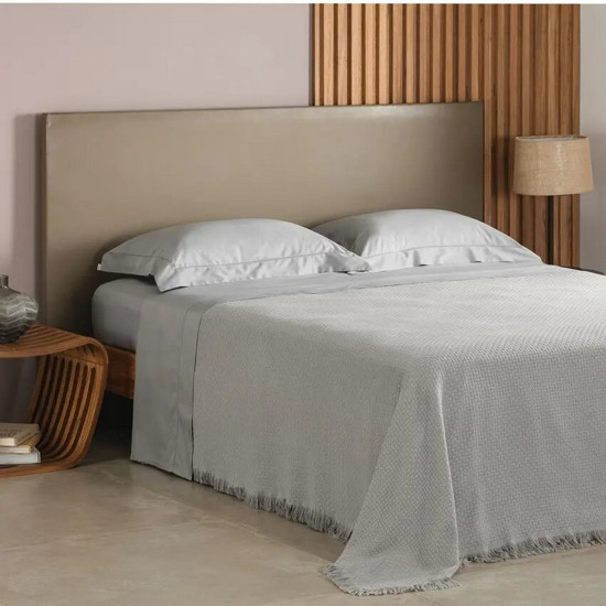 Imagem COLCHA KING BUDDEMEYER IN DESIGN 100% ALGODÃO CINZA