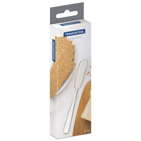 Imagem CONJUNTO DE ESPÁTULA PARA MANTEIGA TRAMONTINA AMAZONAS 6 PEÇAS
