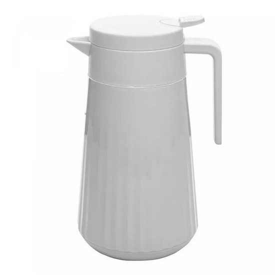 Imagem GARRAFA TÉRMICA DE PLÁSTICO UNIQUE BRANCA 1L - LYOR