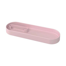 Imagem de BANDEJA PARA BANHEIRO COM PORTA CELULAR COZA SERENE 25,3X7,8X2,5CM ROSA  - Brinox Metalurgica S  A