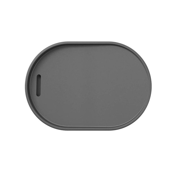 Imagem SABONETEIRA EM PLÁSTICO COZA SERENE 11X7,5X2CM CINZA CHUMBO