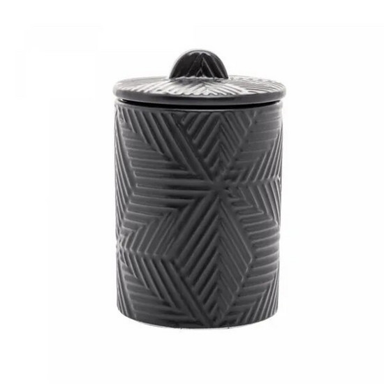 Imagem CONJUNTO 2 PEÇAS PARA BANHEIRO DE CERÂMICA FLOCO PRETO - WOLFF