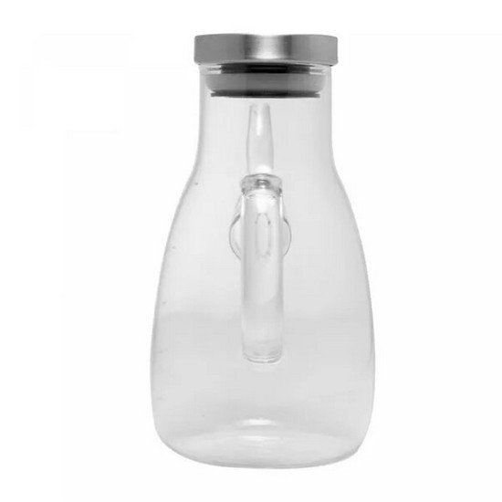 Imagem GALHETEIRO DE VIDRO BOROSILICATO COM TAMPA DE METAL BOLD 500ML - WOLFF