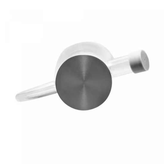 Imagem GALHETEIRO DE VIDRO BOROSILICATO COM TAMPA DE METAL SLIM 500ML - WOLFF