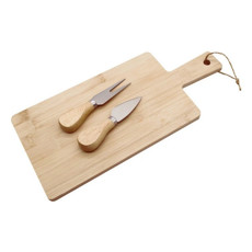 Imagem de JOGO DE 3 PEÇAS PARA QUEIJO EM EM BAMBU E AÇO INOX L33XP15XA2,6CM - Full Fit Industria Importacao E Comercio Ltda.