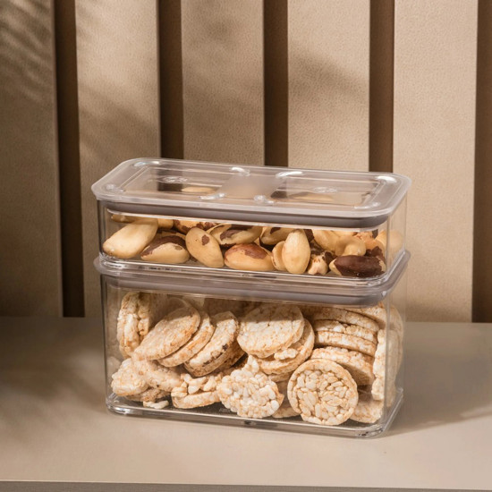 Imagem POTE HERMÉTICO RETANGULAR COZA MODO 530ML CRISTAL