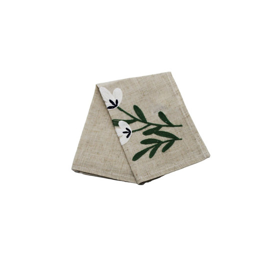 Imagem GUARDANAPO AUSTRALIA LINHA ATELIE EM POLIÉSTER 14% LINHO 40X40CM  