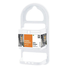 Imagem de PORTA SHAMPOO COR BRANCO EM POLIPROPILENO 10X17,5X36CM - PARAMOUNT - Paramount Ind E Com De Plast Ltda