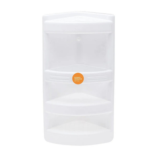 Imagem CANTONEIRA PARA BANHEIRO COR BRANCO 42,5X23,5X24CM - PARAMOUNT