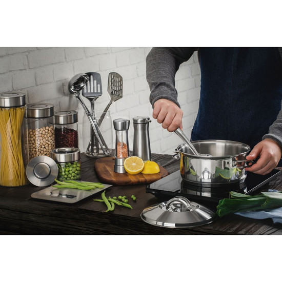 Imagem POTE DE VIDRO PUREZZA COM TAMPA DE AÇO INOX 1,4 L - TRAMONTINA