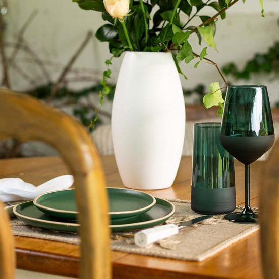 Imagem COPO DUO 540 ML ESMERALDA EM VIDRO - COPA & CIA COR VERDE
