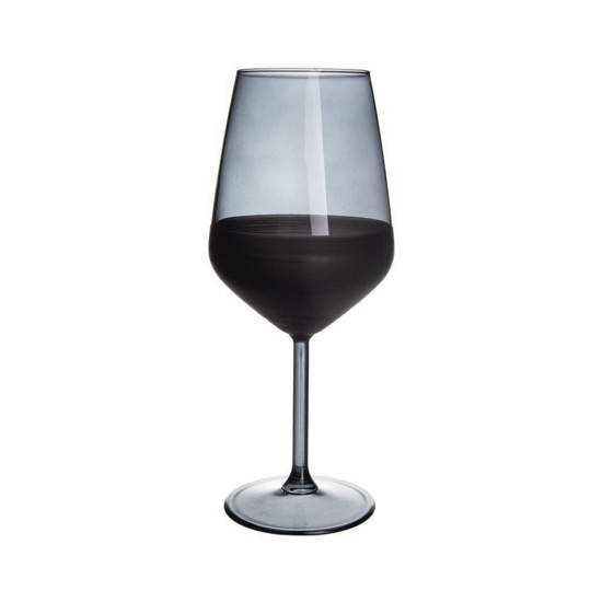 Imagem TAÇA DUO EM VIDRO 490ML COR PRETO COPA & CIA 