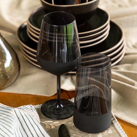 Imagem COPO DUO EM VIDRO 540ML COR PRETO COPA & CIA 