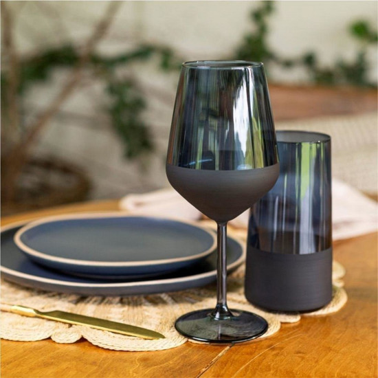 Imagem COPO DUO 540 ML NAVY DE VIDRO COPA & CIA COR AZUL