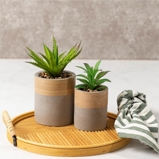 Imagem BANDEJA CIRCULAR COM ALÇA 30 CM RATTAN - COPA & CIA