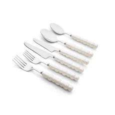 Imagem de CONJUNTO DE TALHERES COPA E CIA 36 PEÇAS GARBO DOTS SILVER - Copa Industrial Ltda