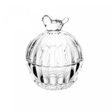 Imagem de POTICHE DE CRISTAL BIRD 8CM X 8CM X 9,5CM - Rojemac Impotacao E Exportacao Ltda