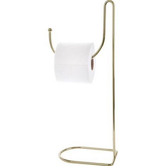 Imagem SUPORTE PARA TOALHA / PAPEL OPEN - SIMPLES - 19,5 X 47 CM - CHAMPAGNE