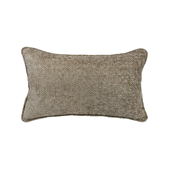 Imagem ALMOFADA DECORATIVA CHENILLE AUSTRIA 35X58CM COR BEGE - DECORTEXTIL