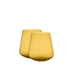 Imagem de JOGO DE COPOS HOME&CO COMODORE EM VIDRO 400ML 10X9X9CM ÂMBAR - 2 UNIDADES  - Gs Comercio Internacional Ltda