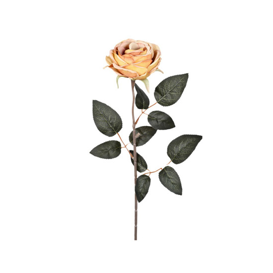 Imagem HASTE ROSA IMPERIAL AMARELO OUTONO 9,5X62CM GRILLO 54615