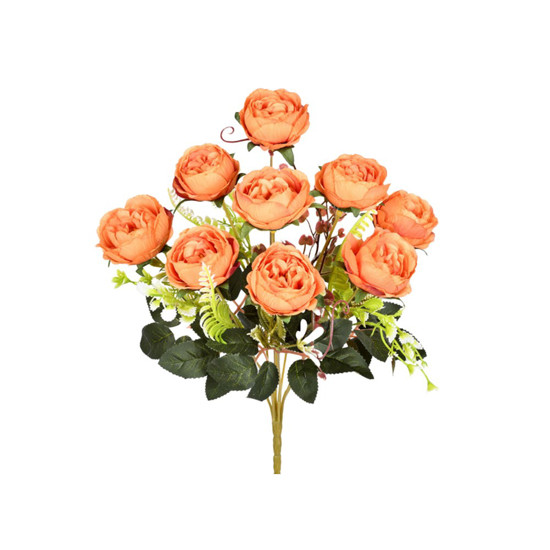 Imagem BUQUÊ PEONIA X9 LARANJA 26X40CM GRILLO 54594