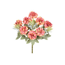 Imagem de BUQUÊ ZINIA X11 MARROM 38X42CM GRILLO 54652 - Grillo Ltda