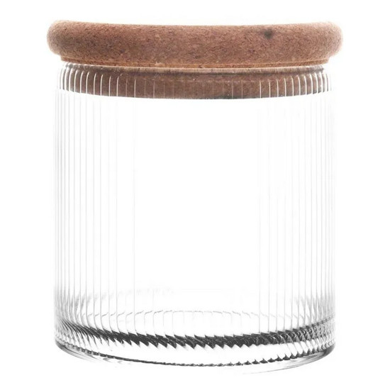 Imagem PORTA MANTIMENTO ESSÊNCIA COM TAMPA ROLHA 450ML EM VIDRO