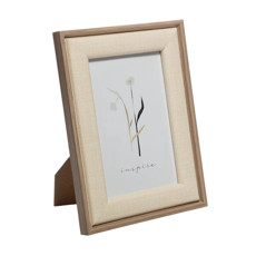 Imagem de PORTA-RETRATO LYOR DE MDF BEGE 10CM X 15CM - Coliseu Presentes Ltda
