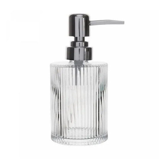 Imagem CONJUNTO 2 PEÇAS PARA BANHEIRO DE VIDRO LINES TRANSPARENTE 