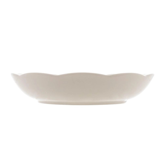 Imagem PRATO FUNDO DE PORCELANA NEW BONE BUTTERFLY FLOWER 21,5CM X 21,5CM X 4,5CM