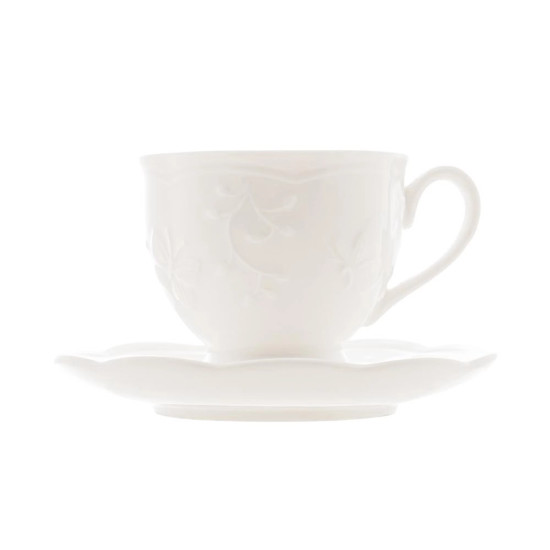 Imagem XÍCARA DE CAFÉ LYOR BUTTERFLY FLOWER DE PORCELANA 100ML