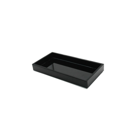 Imagem BANDEJA DECORATIVA CLEAN COR PRETO 15X30X3,5 CM 
