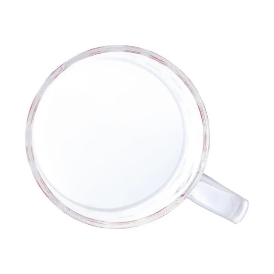 Imagem CANECA KISS DE VIDRO BOROSSILICATO 125ML RESISTENTE AO CALOR