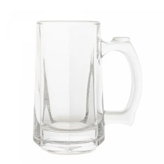 Imagem CANECA PARA CHOPP E CERVEJA DE VIDRO ZERO GRAUS 365ML