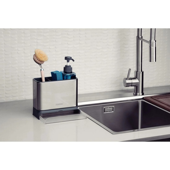 Imagem ORGANIZADOR DE PIA PLURALE EM PLÁSTICO E AÇO INOX - TRAMONTINA