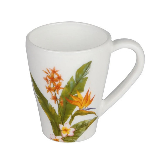 Imagem CANECA EM VIDRO OPALINO 350ML A11CM