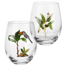 Imagem de JOGO DE 2 COPOS EM VIDRO 550ML A12CM SORTIDO - Full Fit Industria Importacao E Comercio Ltda.