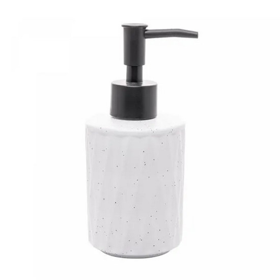 Imagem CONJUNTO 2 PEÇAS PARA BANHEIRO DE CERÂMICA DELI DIAMOND COR BRANCO