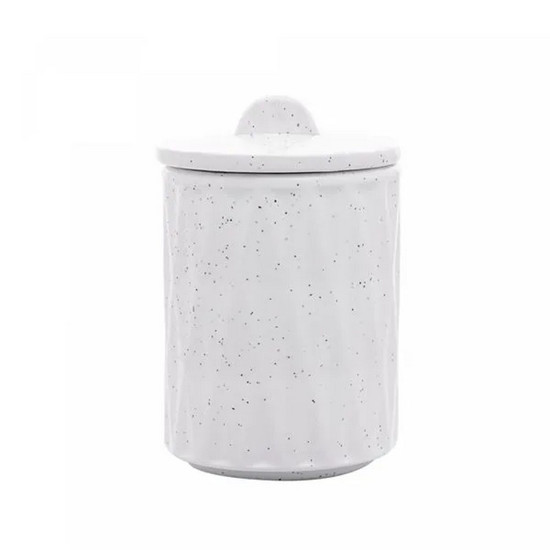 Imagem CONJUNTO 2 PEÇAS PARA BANHEIRO DE CERÂMICA DELI DIAMOND COR BRANCO